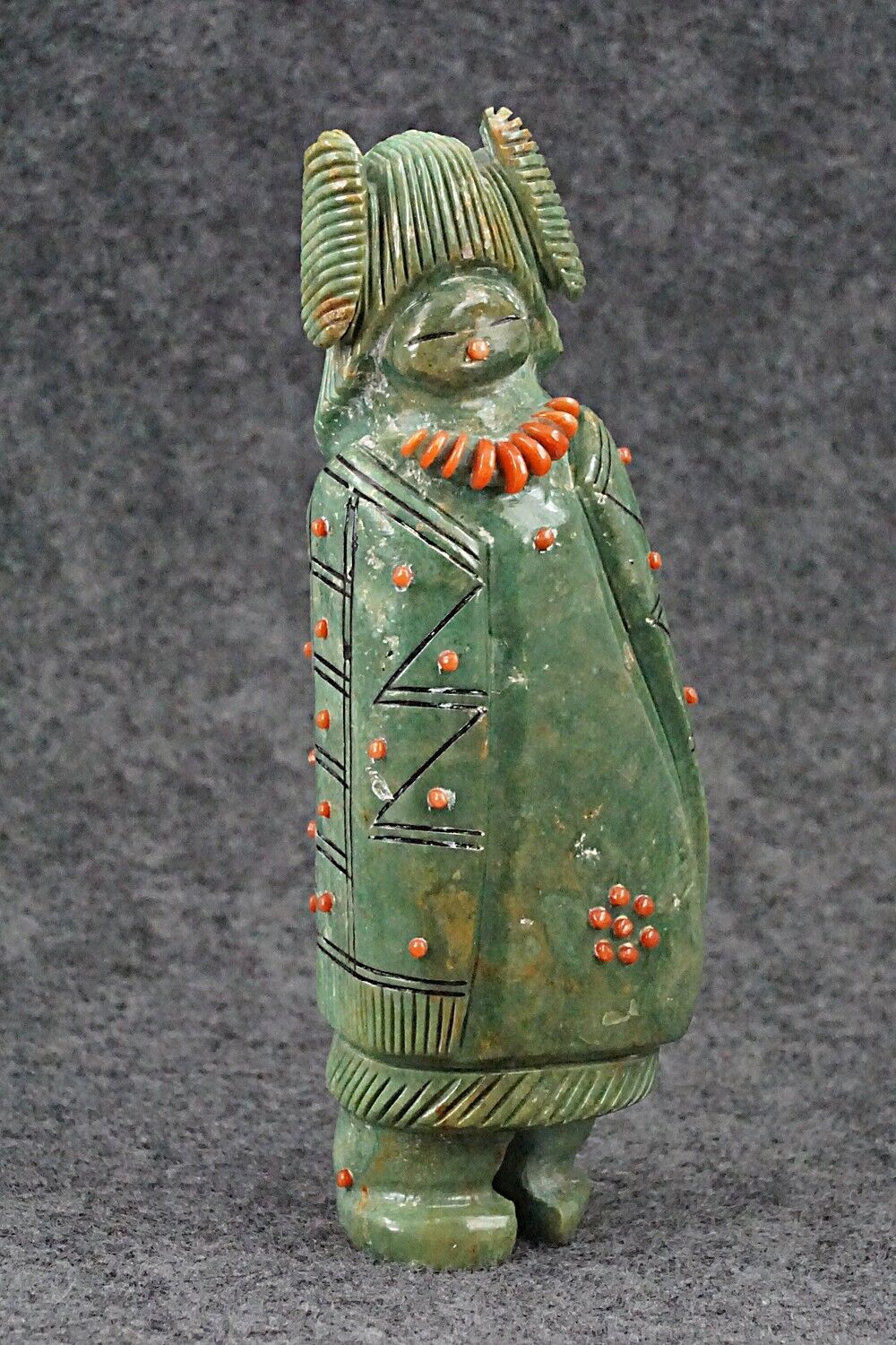 Corn Maiden Zuni Fetish Carving - Claudia Peina