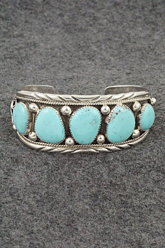 Turquoise & Sterling Silver Bracelet - Davey Morgan