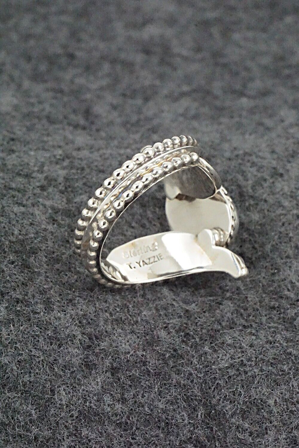 Opalite & Sterling Silver Ring - Thomas Yazzie - Size 9