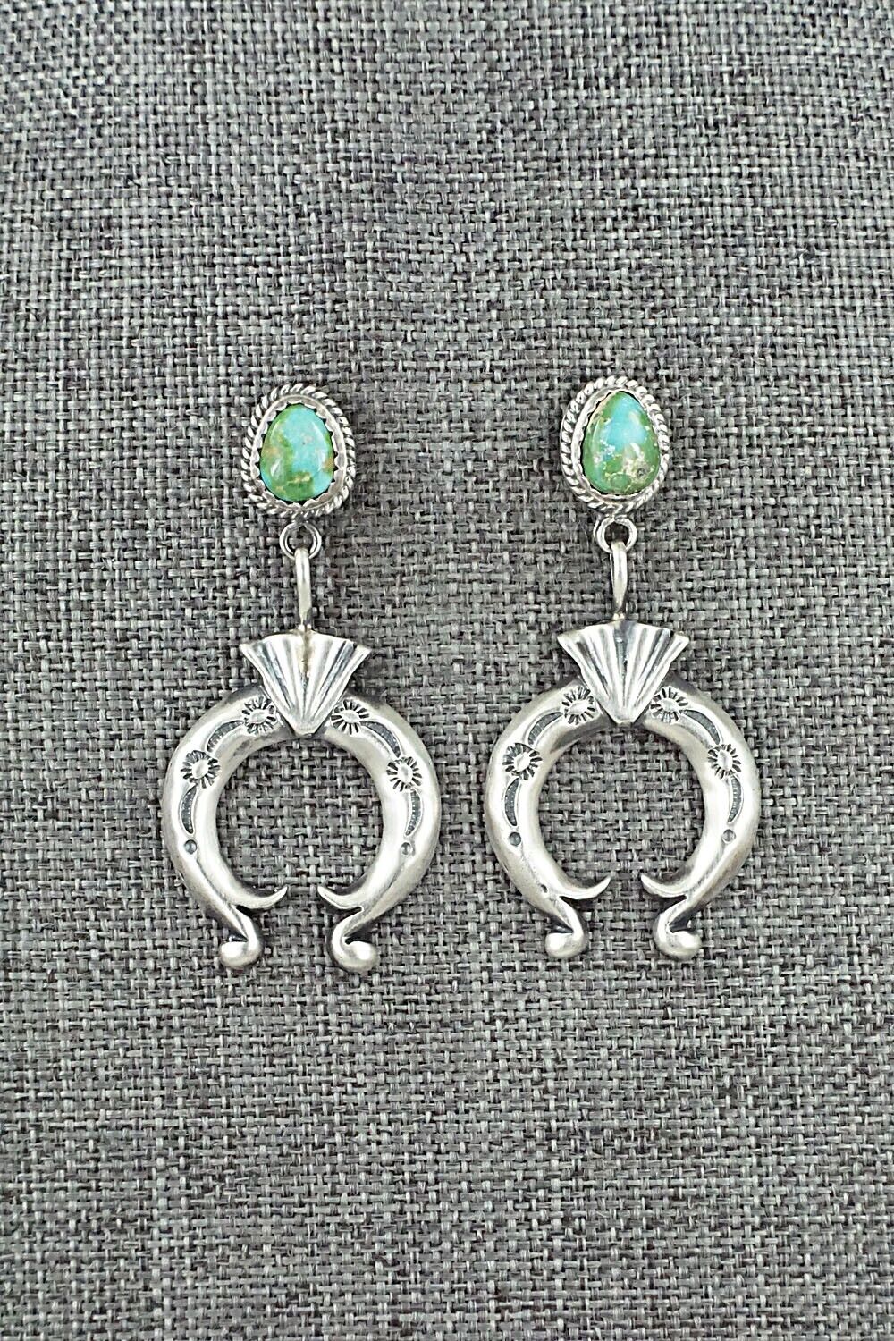 Turquoise & Sterling Silver Earrings - Paige Gordon