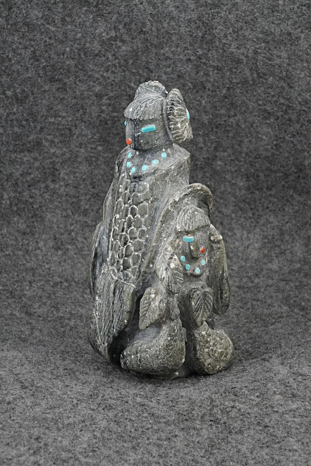 Corn Maiden Zuni Fetish Carving - Derrick Kaamasee