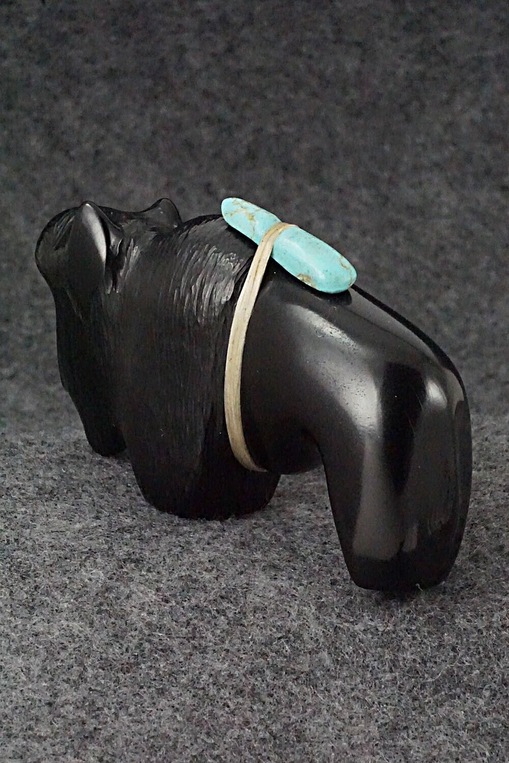 Buffalo Zuni Fetish Carving - Herbert Halate