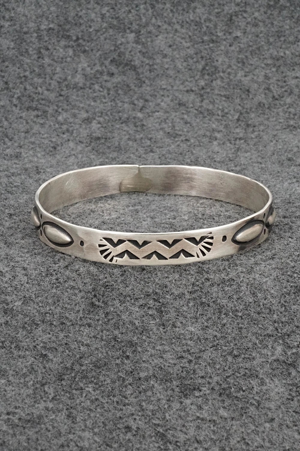 Sterling Silver Bangle Bracelet - Elvira Bill