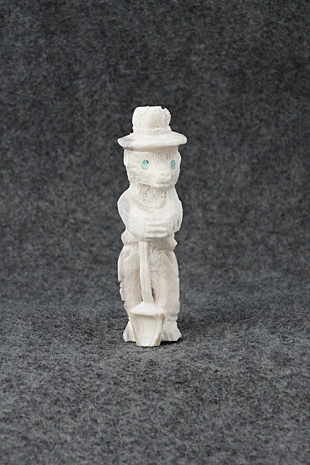 Smokey Bear Zuni Fetish Carving - Chris Peina