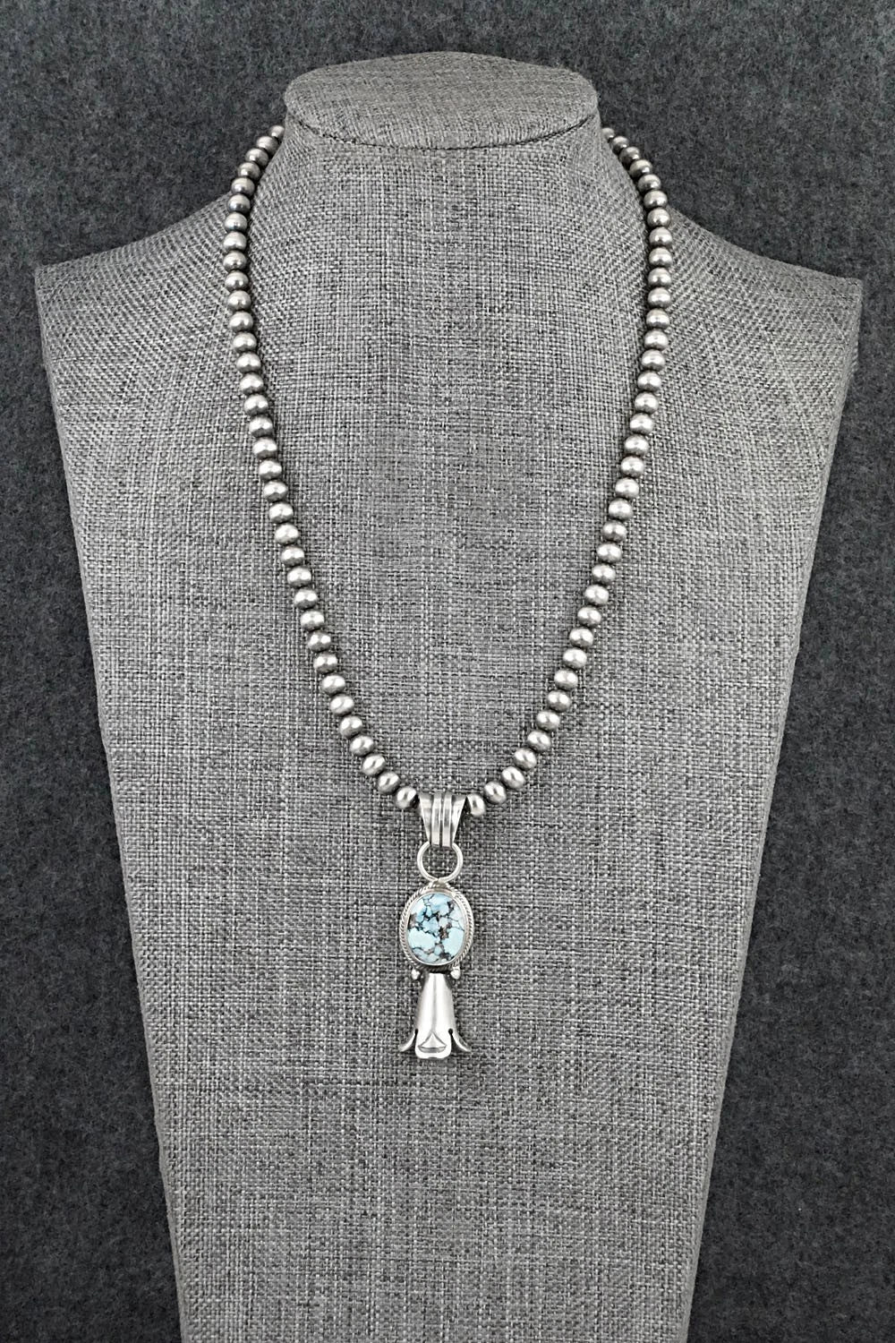 Turquoise & Sterling Silver Necklace - Sharon McCarthy
