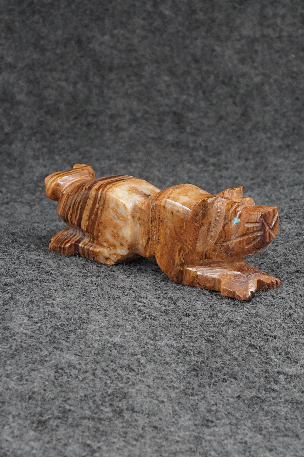 Mountain Lion Zuni Fetish Carving - Tony Mackel