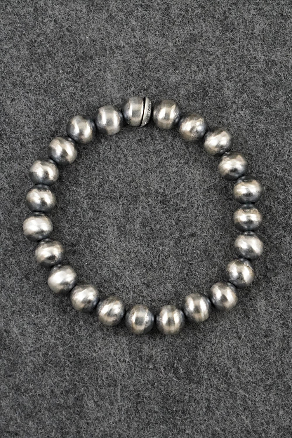 Sterling Silver Navajo Pearl Bracelet - Bryannen Halwood