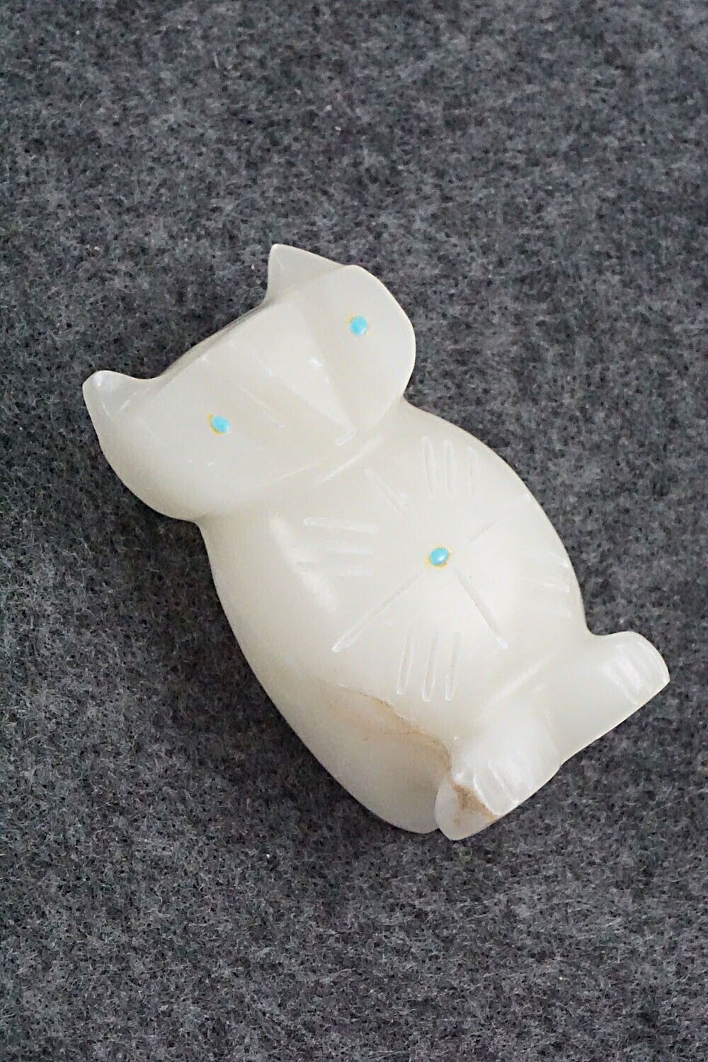 Owl Zuni Fetish Carving - Alex Tsethlikai