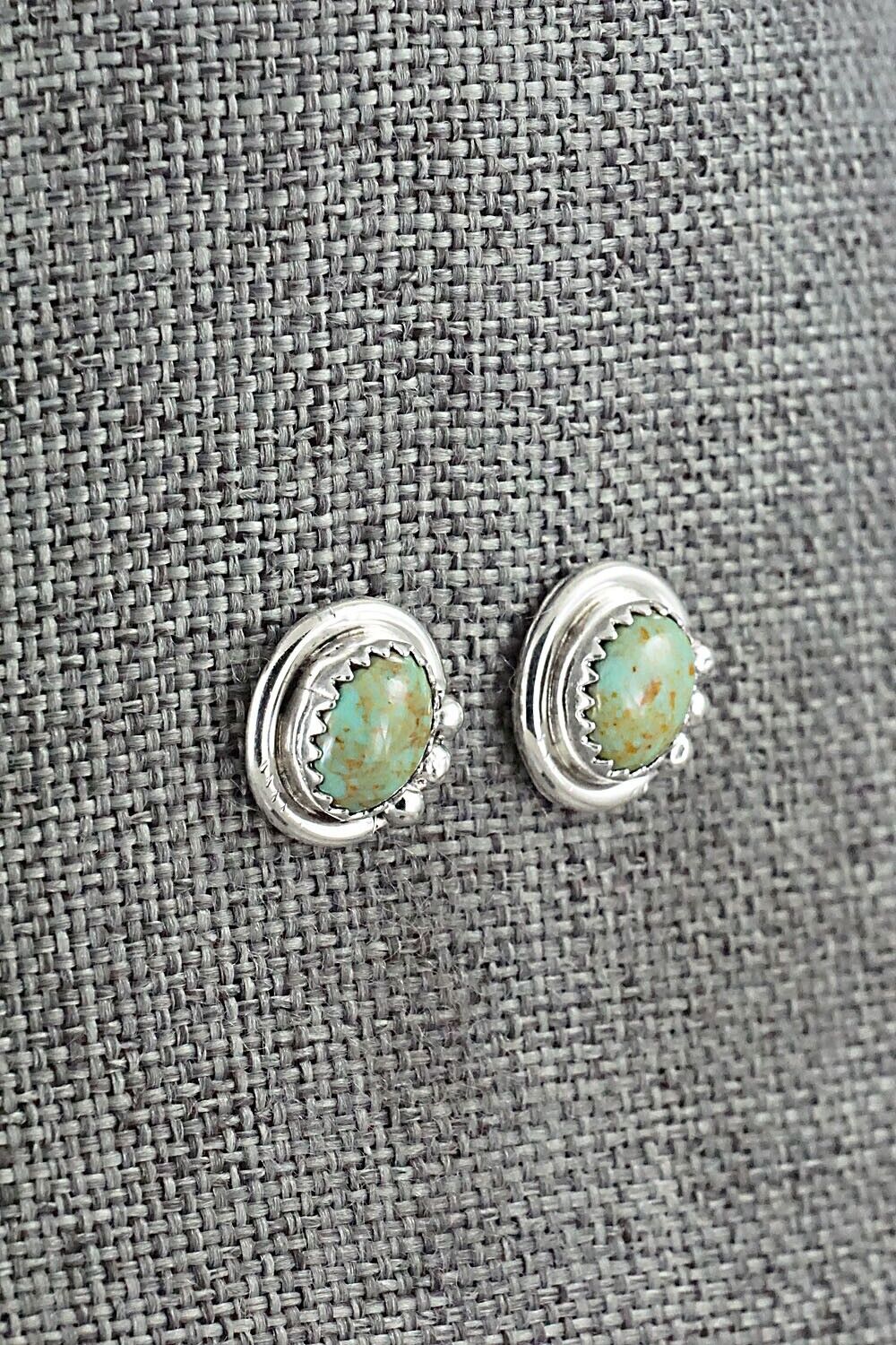 Turquoise & Sterling Silver Earrings - Rita Largo