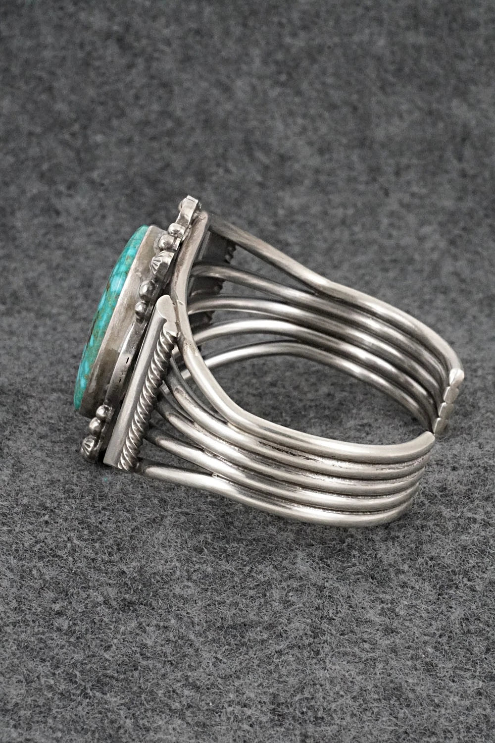 Turquoise & Sterling Silver Bracelet - Tom Lewis