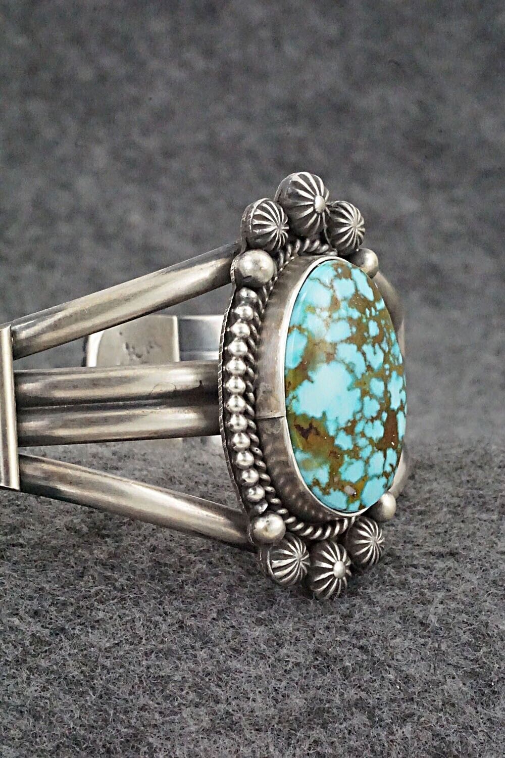 Turquoise & Sterling Silver Bracelet - Michael Calladitto