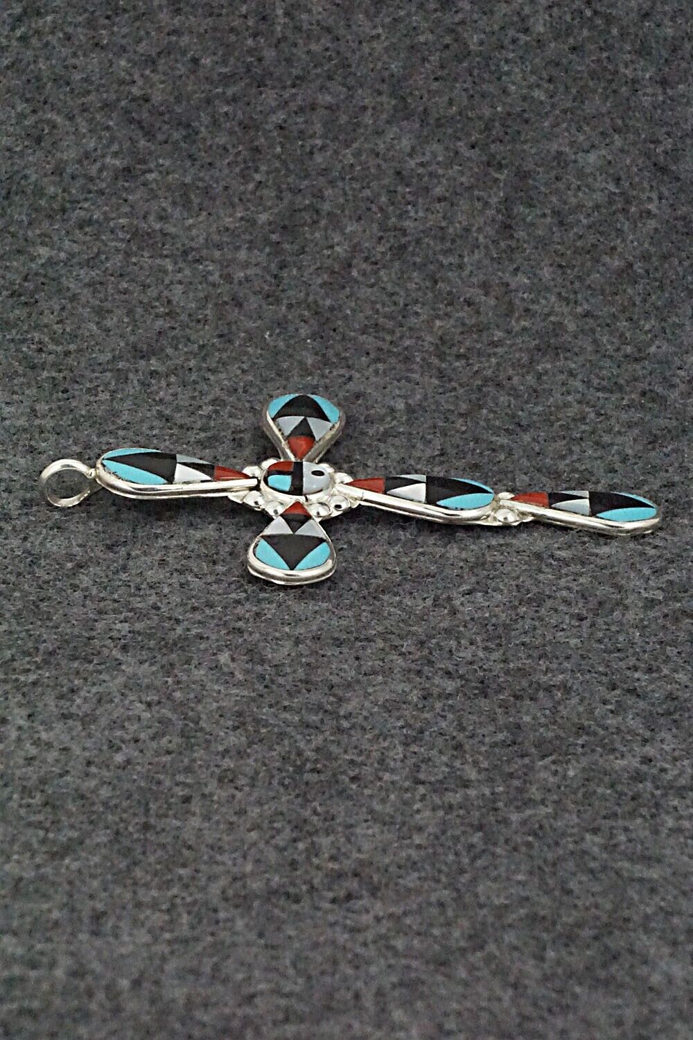 Multi-Stone & Sterling Silver Pendant - Florency Lucio