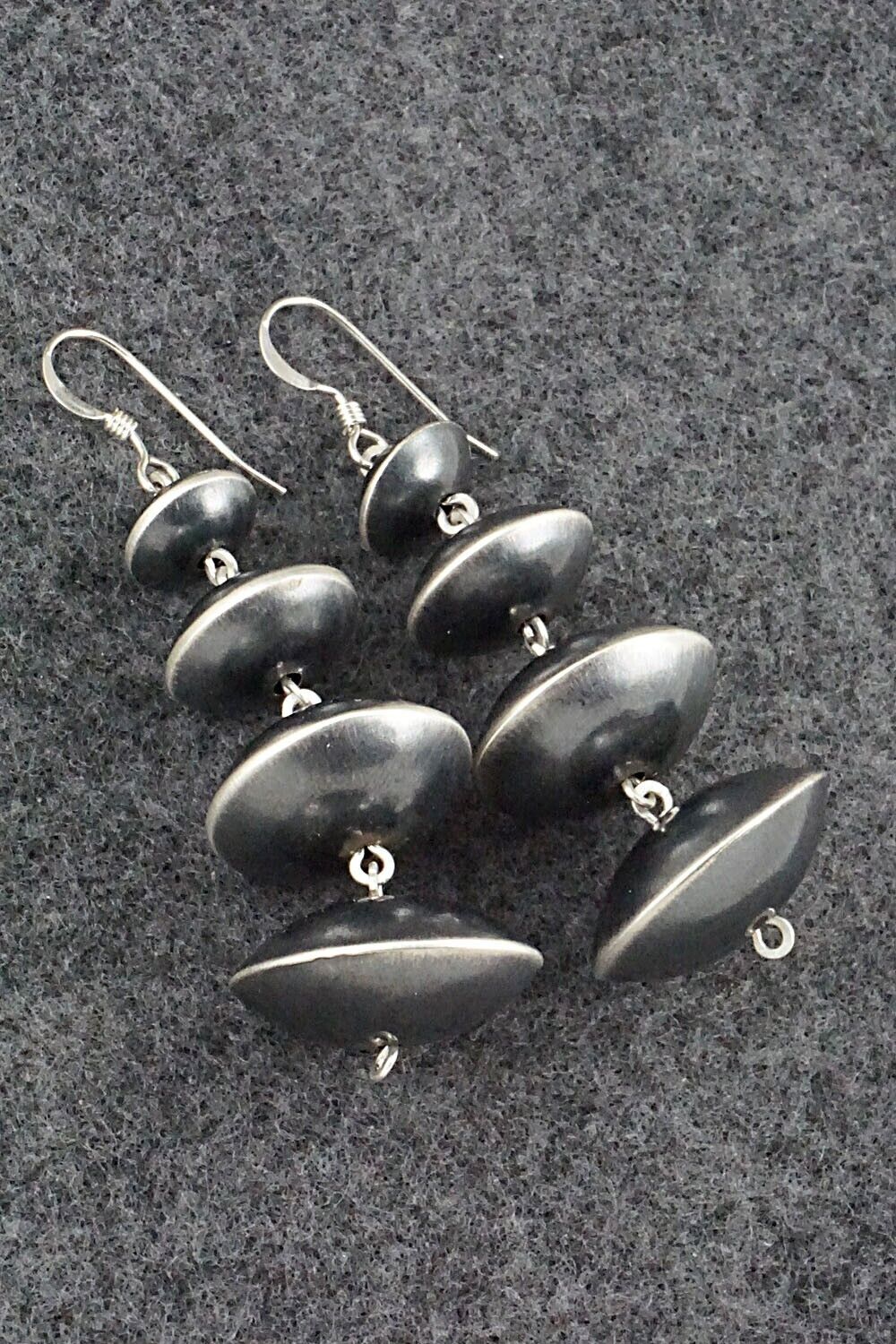 Sterling Silver Navajo Pearl Earrings - Preston Haley