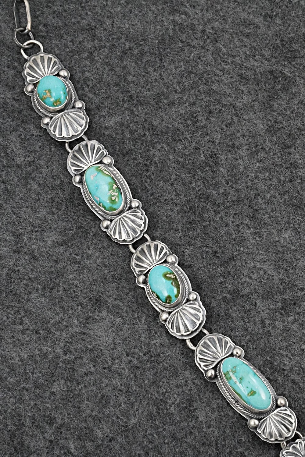 Turquoise & Sterling Silver Necklace and Earrings Set - Randy Boyd
