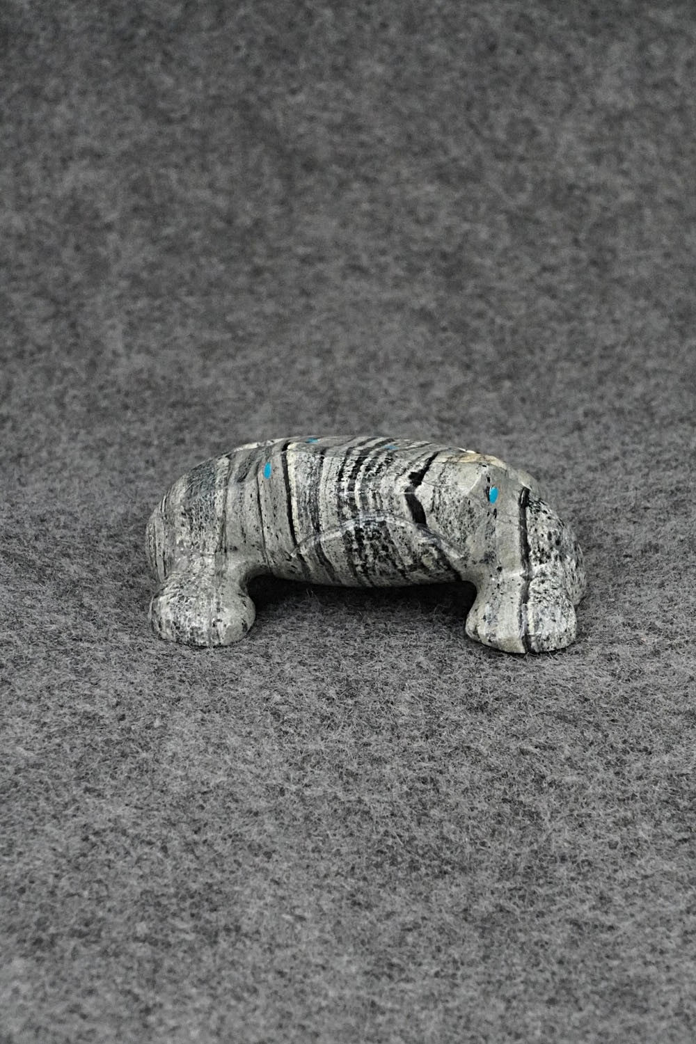 Frog Zuni Fetish Carving - Nelson Yatsattie