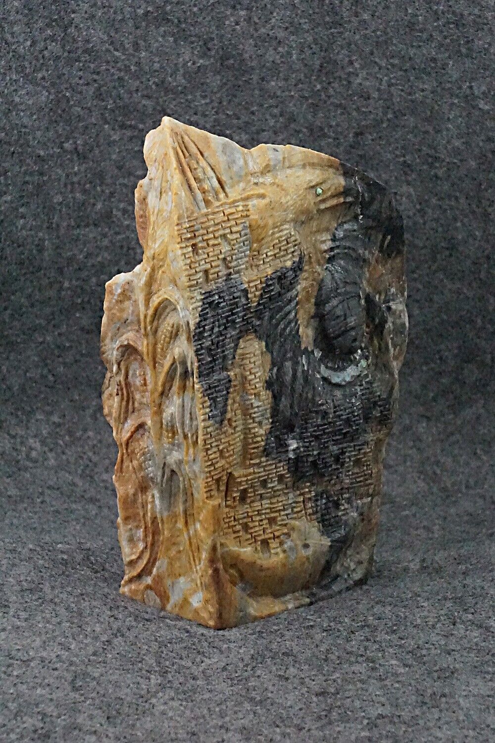 Kokopelli Zuni Fetish Carving - Herbert Kim