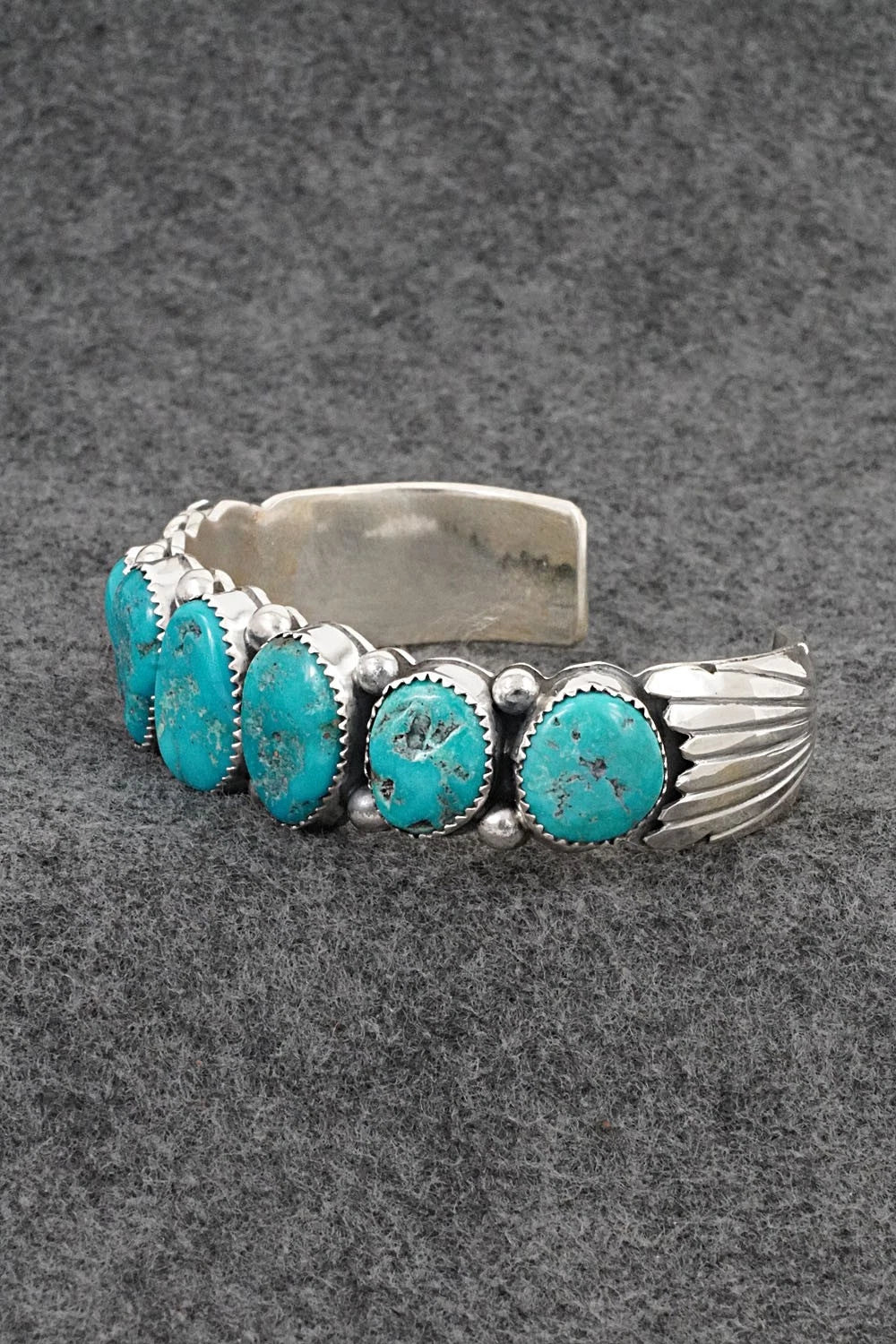Turquoise & Sterling Silver Bracelet - Wilbert Muskett Sr.