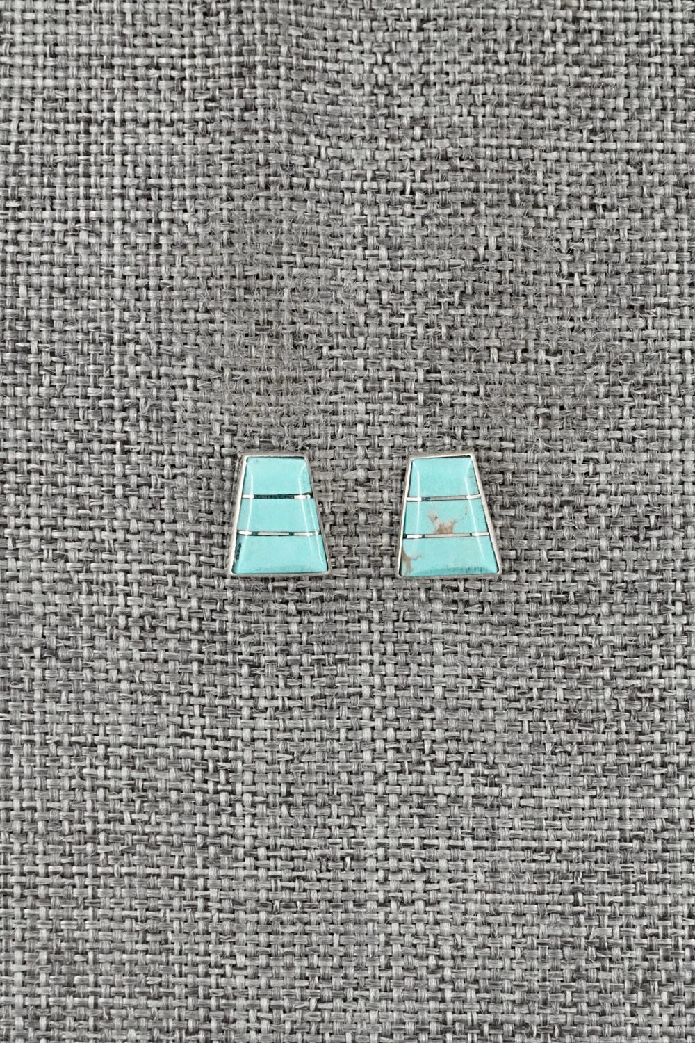 Turquoise and Sterling Silver Earrings - Michelle Haloo