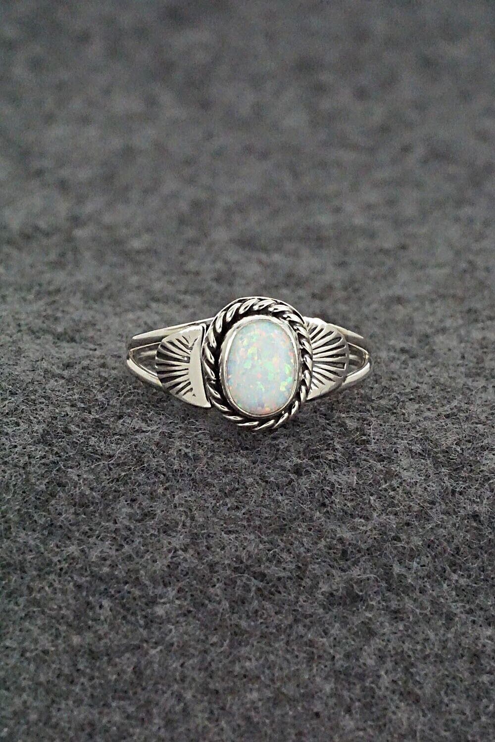 Opalite & Sterling Silver Ring - Jan Mariano - Size 7.75