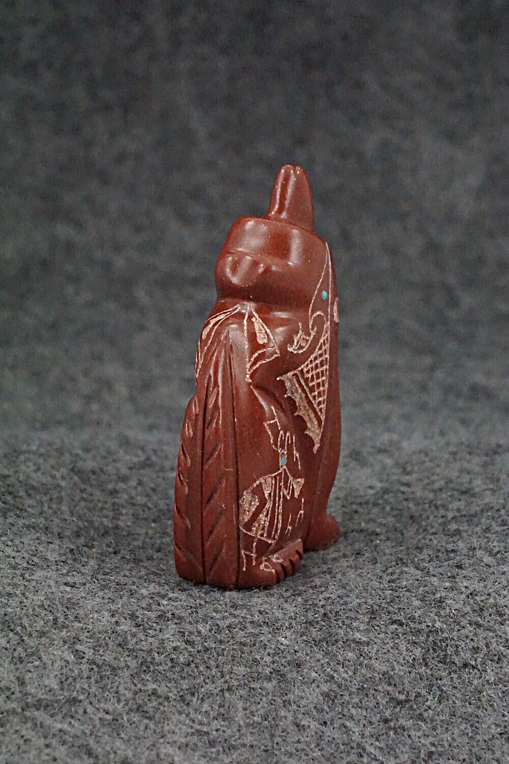 Wolf Zuni Fetish Carving - Adrian Cachini