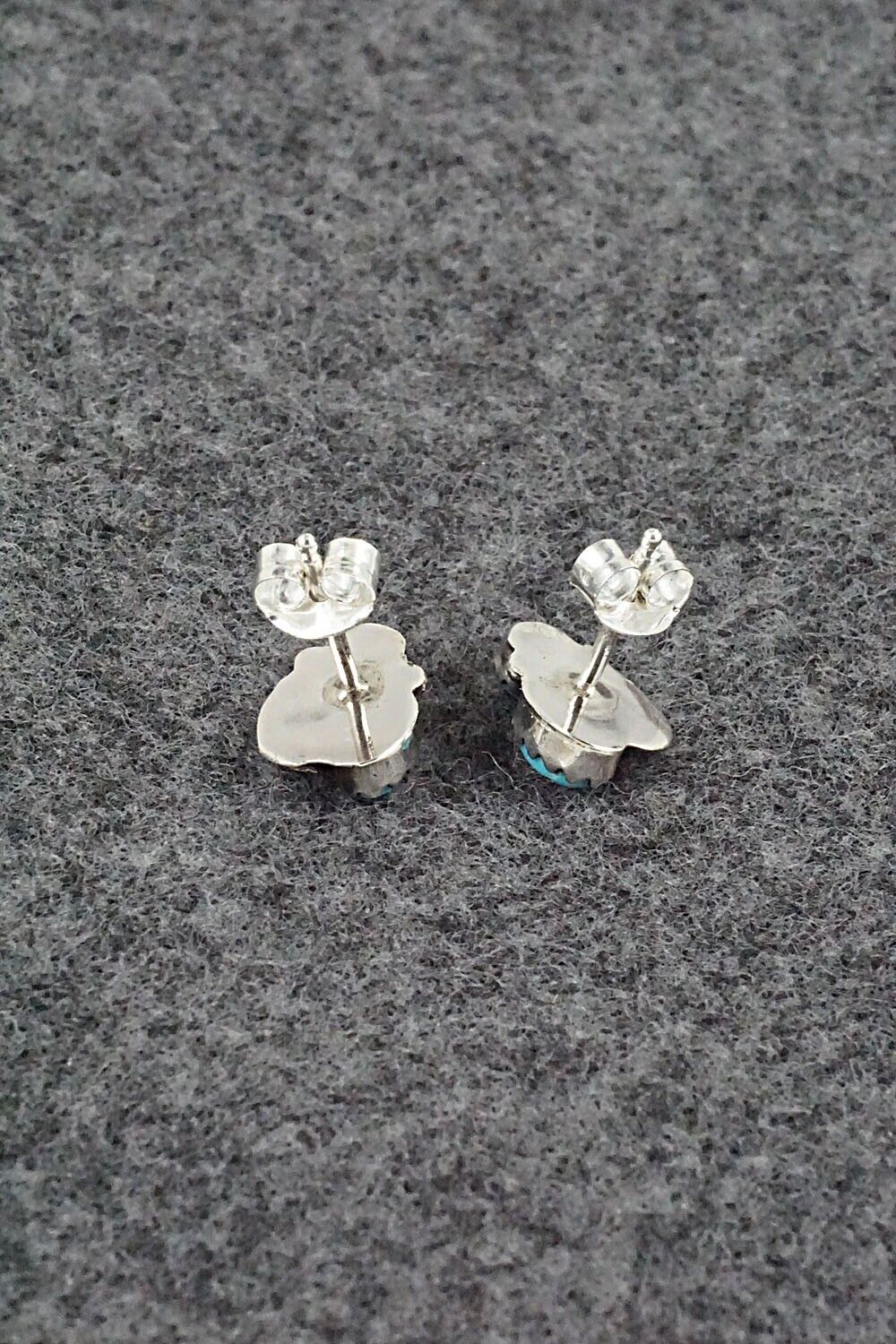 Turquoise & Sterling Silver Earrings - Betty Hawthorne