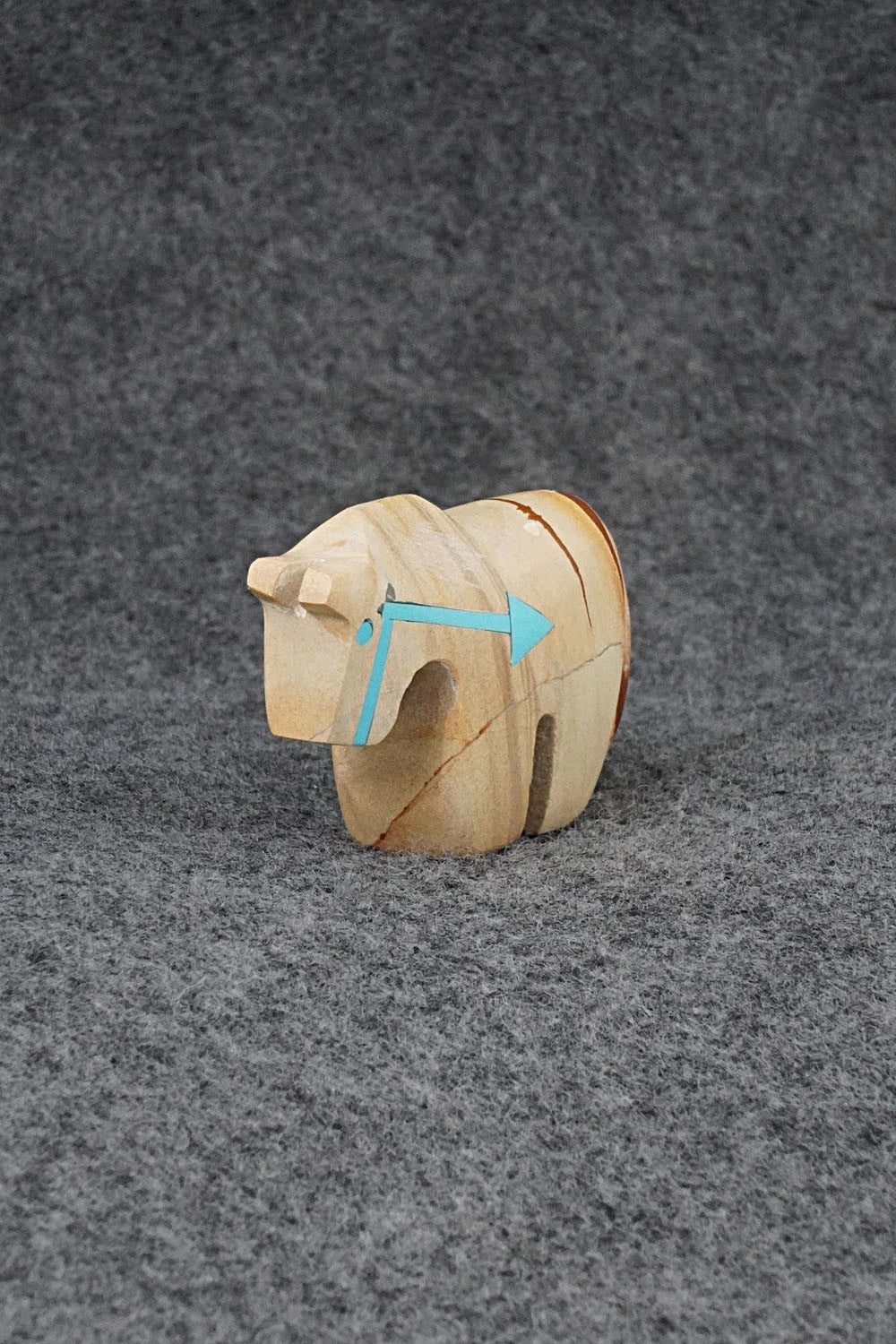 Horse Zuni Fetish Carving - Bernard Laiwakete