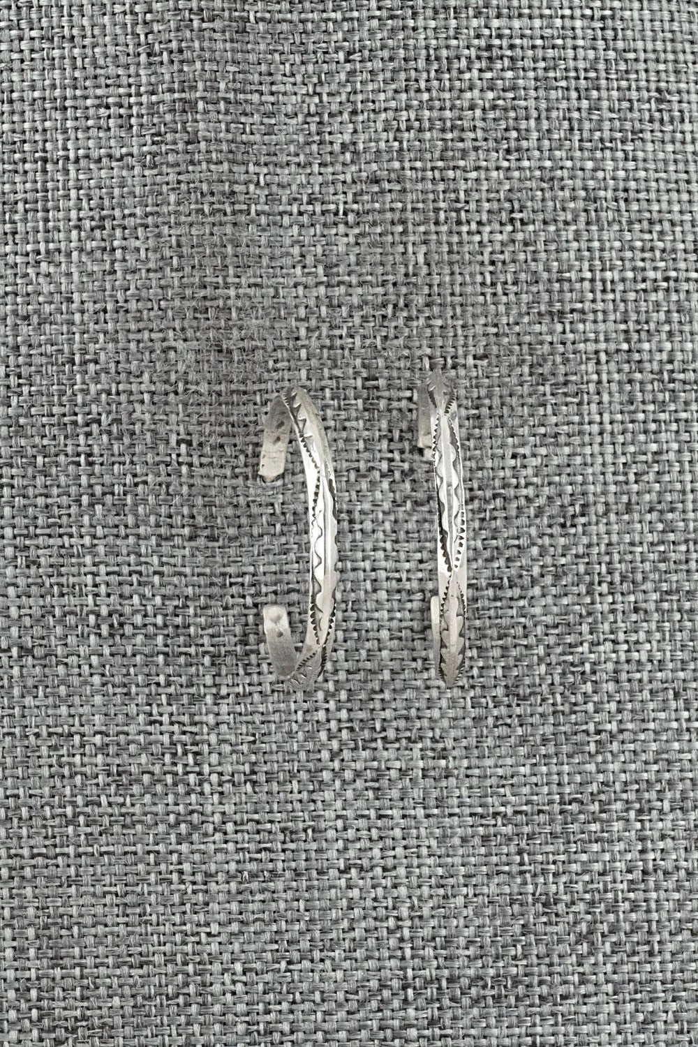 Sterling Silver Hoop Earrings - Elaine Tahe