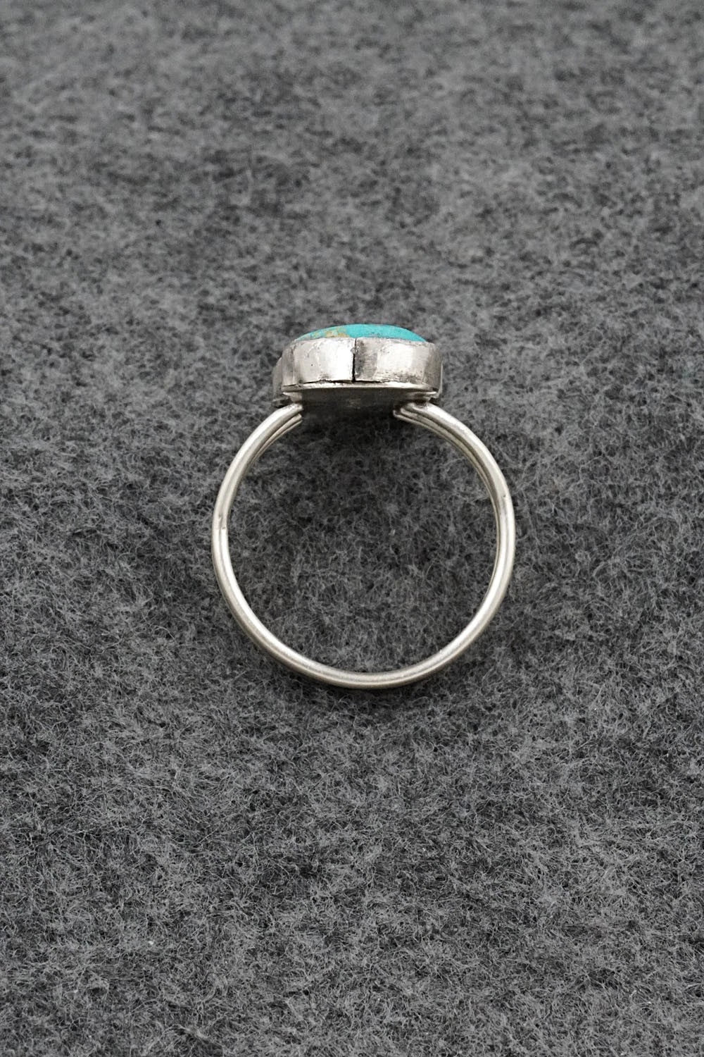 Turquoise & Sterling Silver Ring - Verley Betone - Size 10
