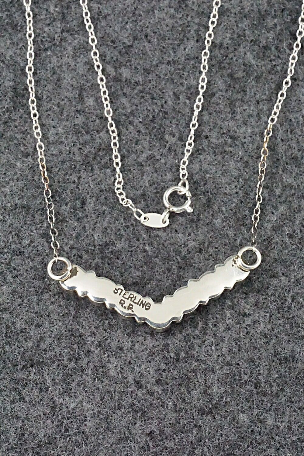 Turquoise & Sterling Silver Necklace - Renell Chaco