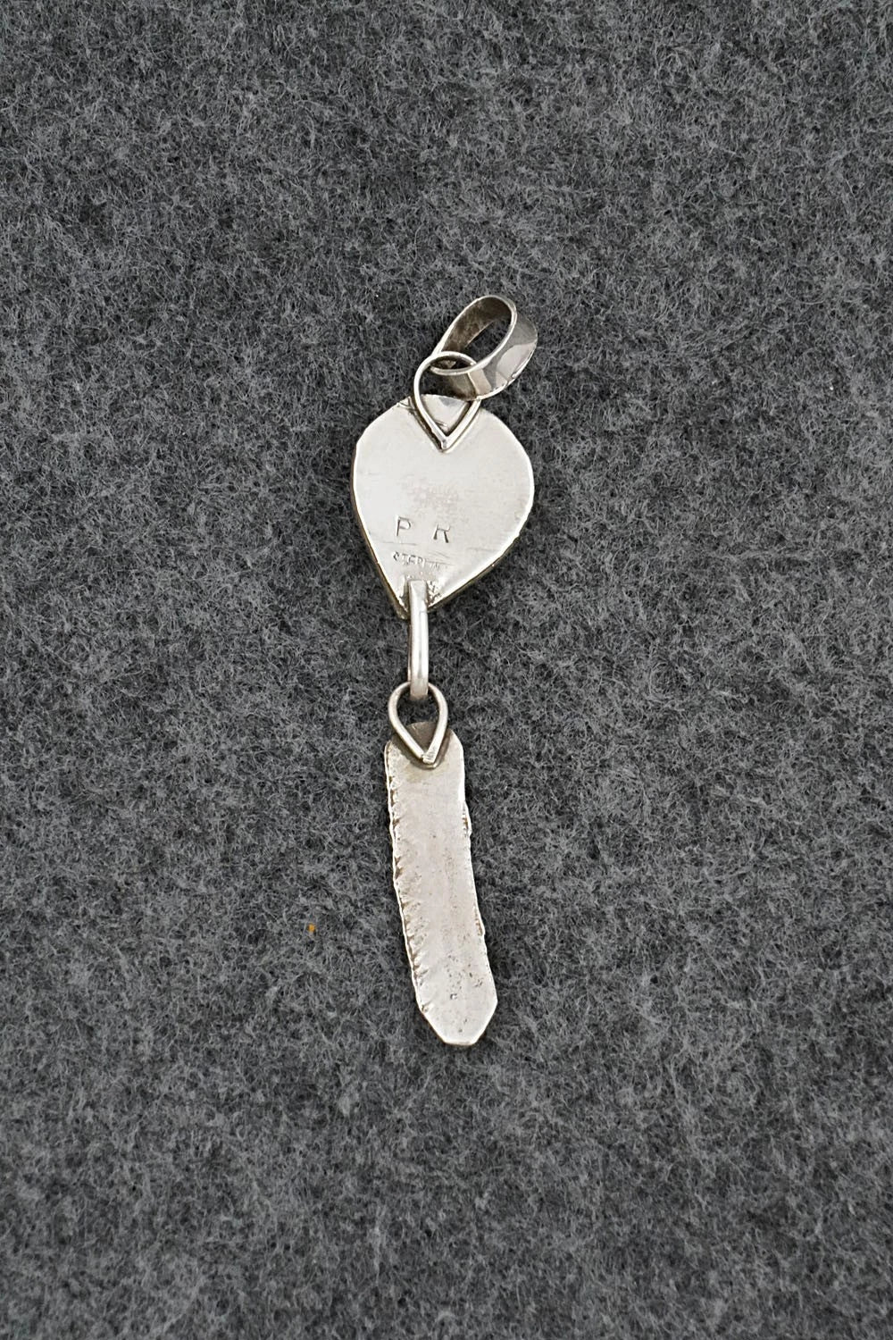Turquoise & Sterling Silver Pendant - Priscilla Reeder
