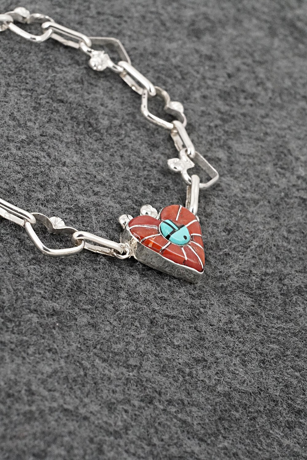 Multi-Stone & Sterling Silver Link Bracelet - Ola Eriacho