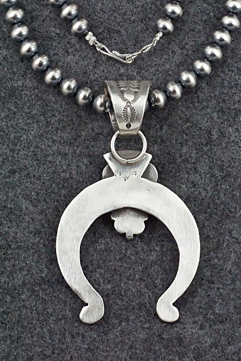Turquoise & Sterling Silver Necklace - Samuel Yellowhair