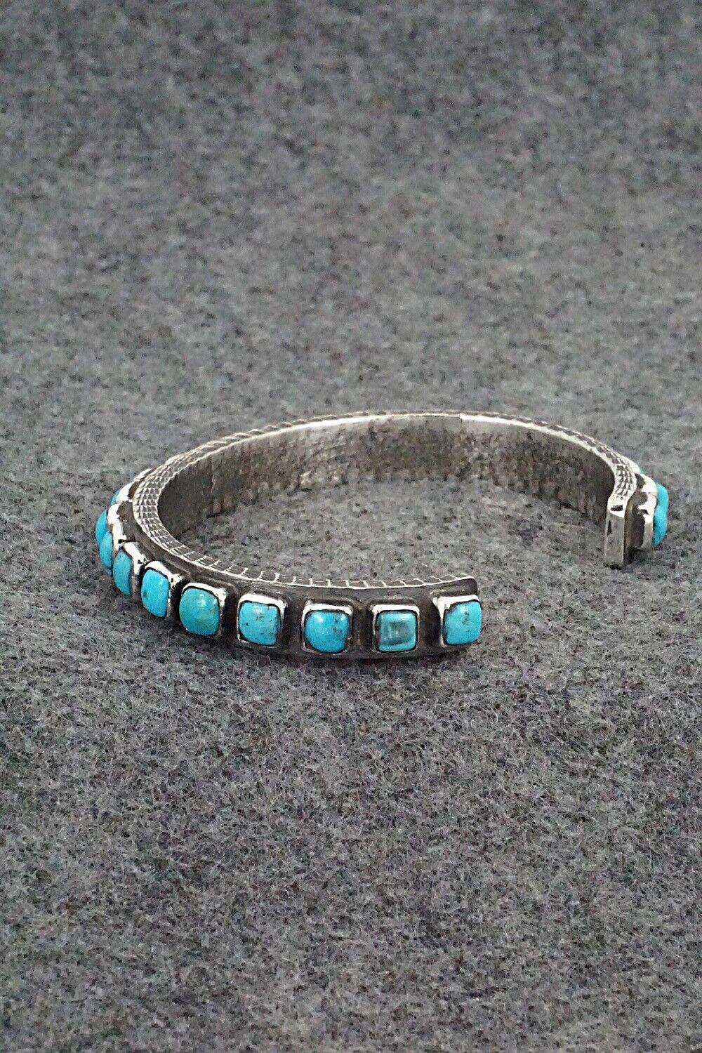 Turquoise & Sterling Silver Bracelet - Ernest Rangel