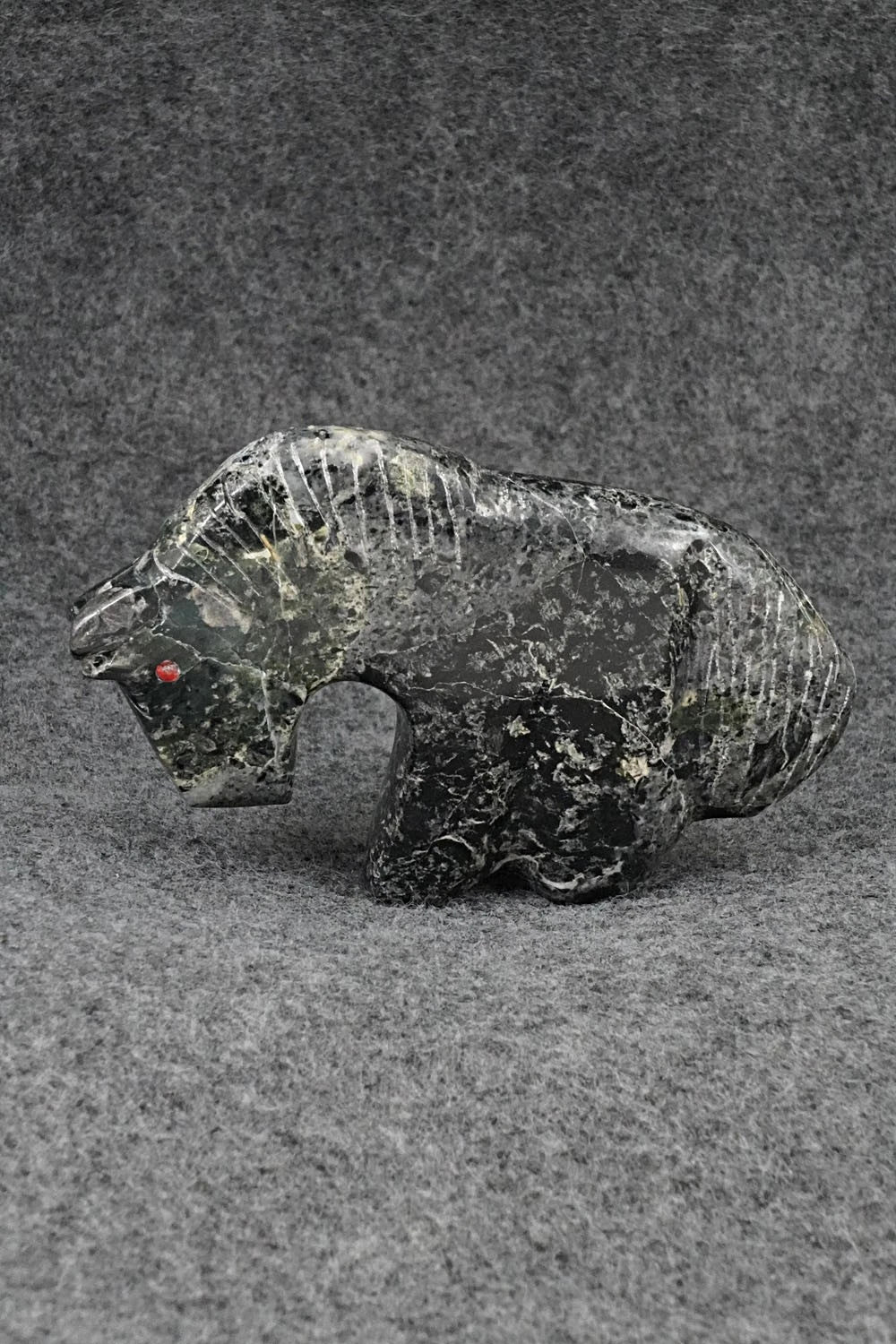 Horse Zuni Fetish Carving - Kenric Laiwakete