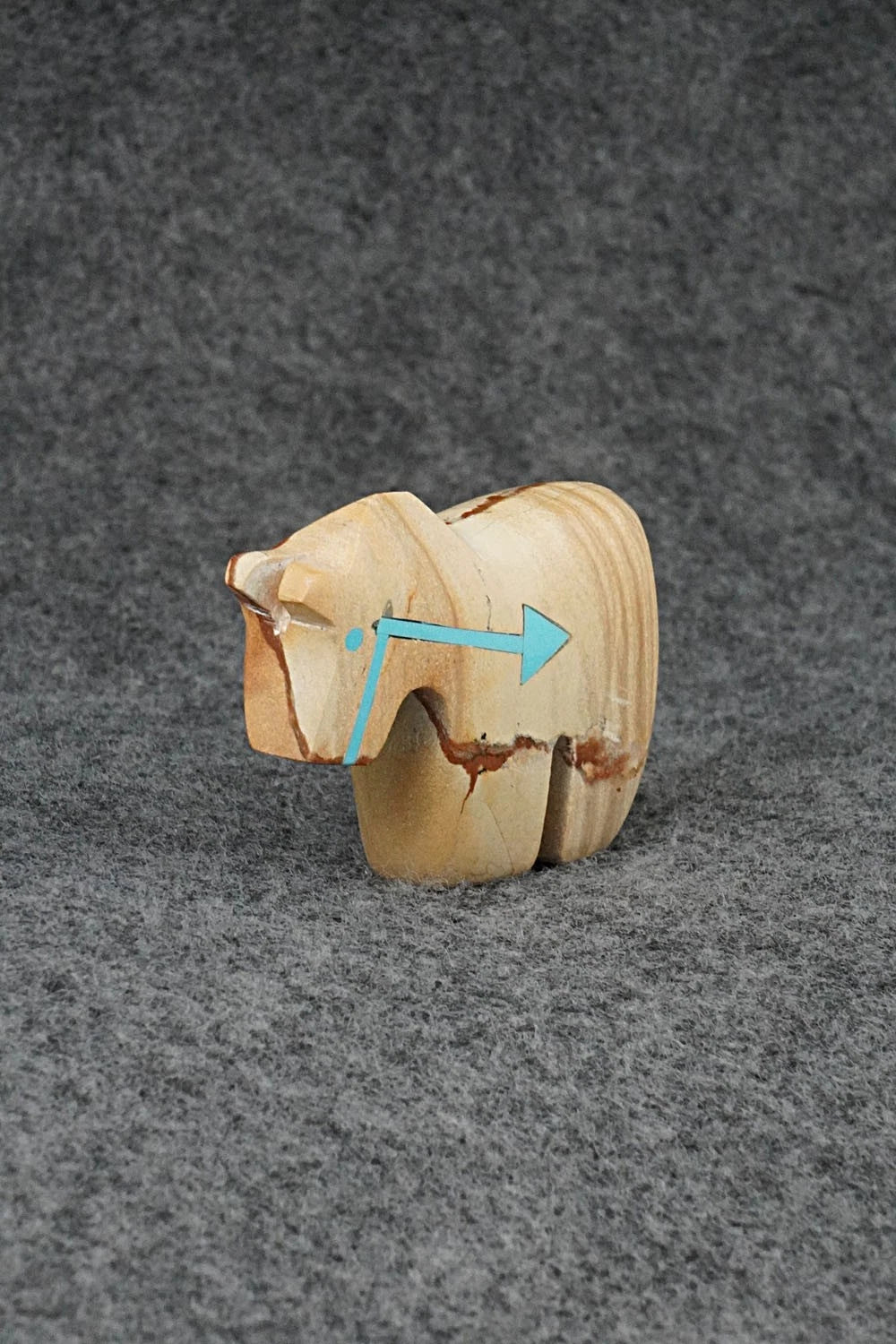 Horse Zuni Fetish Carving - Bernard Laiwakete