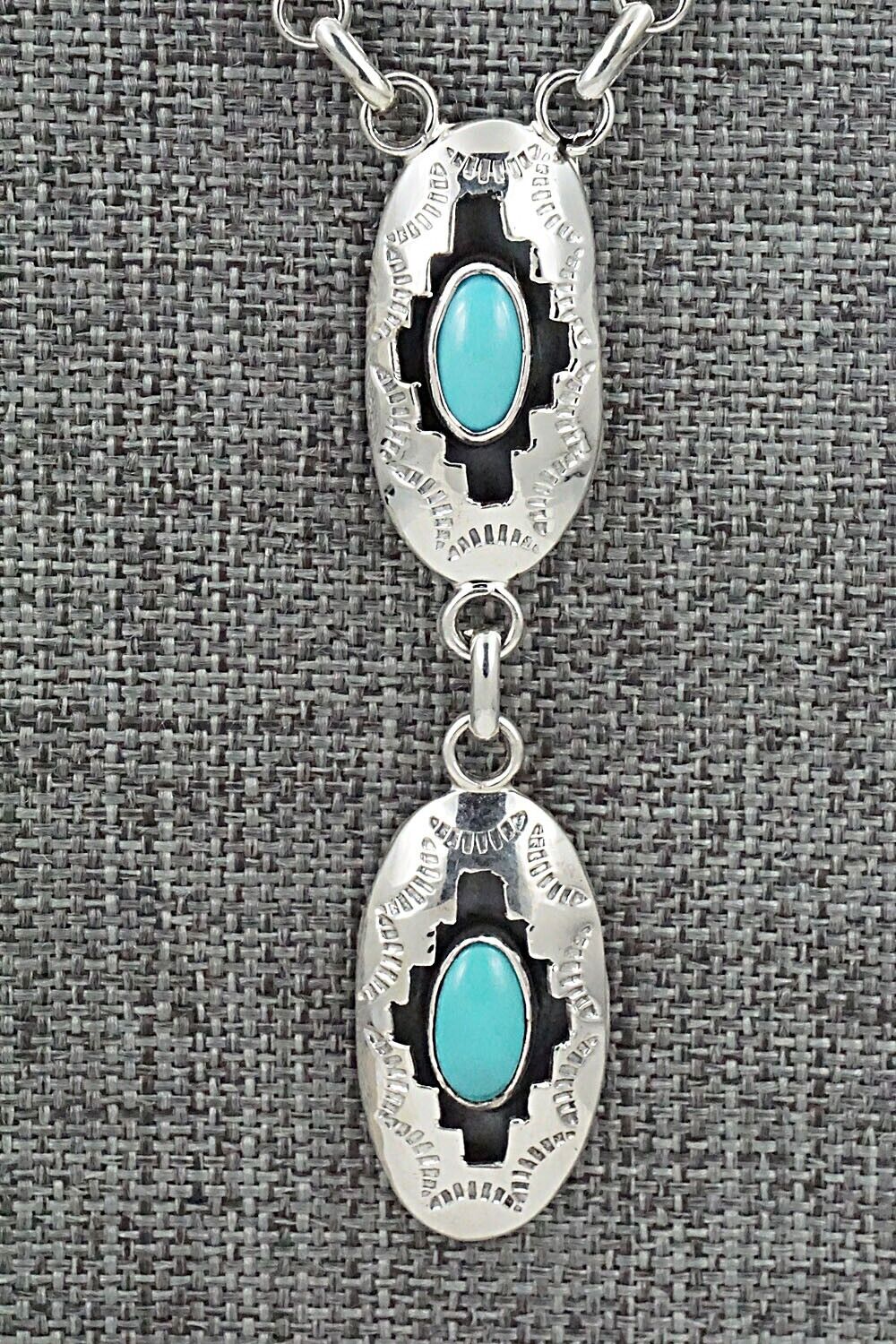 Turquoise & Sterling Silver Necklace - Bobby Platero