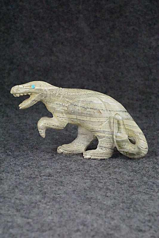 T-Rex Dinosaur Zuni Fetish Carving - Cody Nastacio