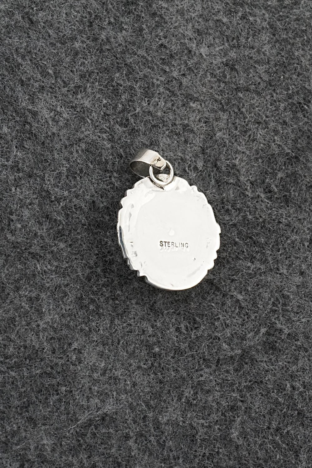 Turquoise and Sterling Silver Pendant - Gene Martinez
