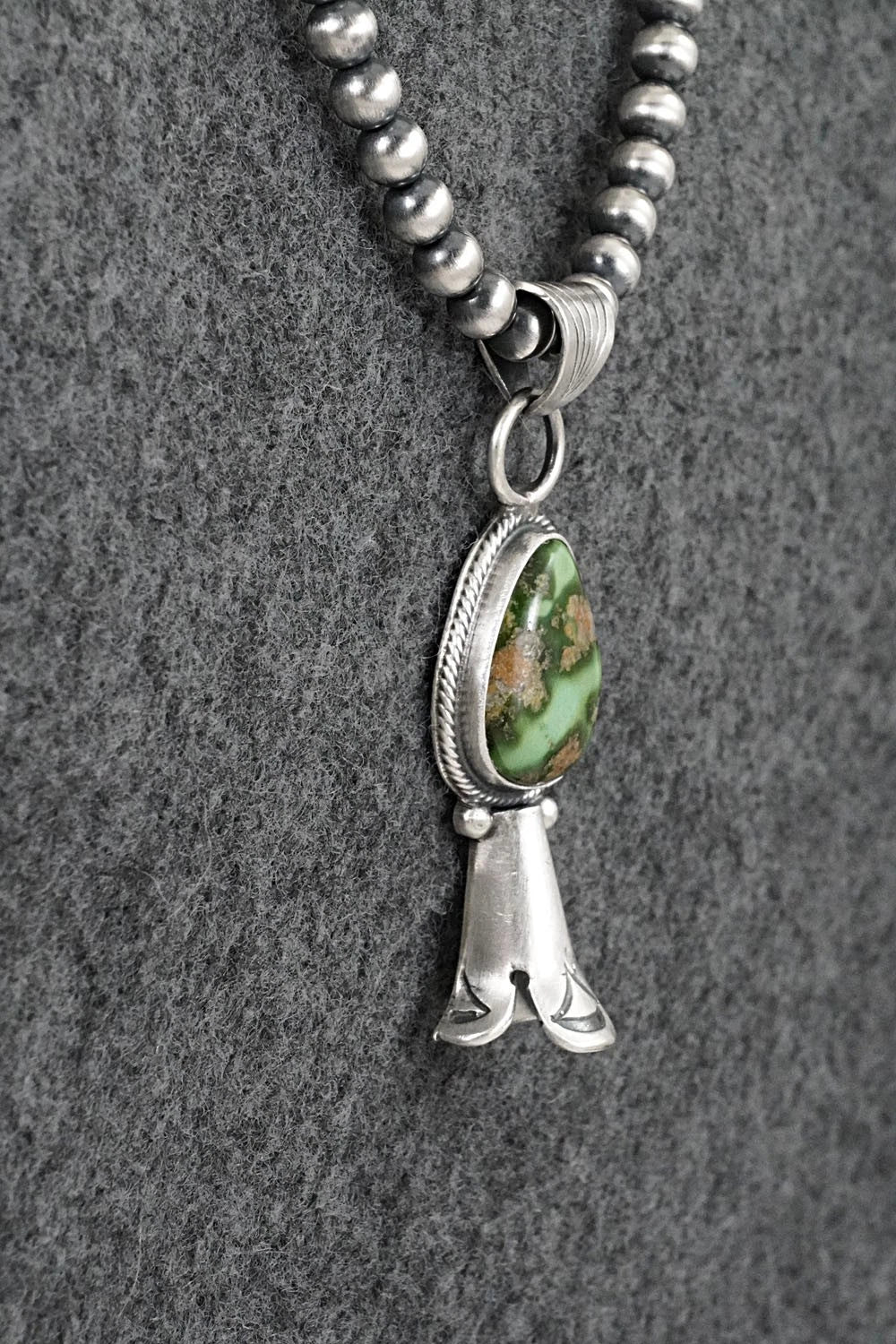 Turquoise & Sterling Silver Necklace - Sharon McCarthy