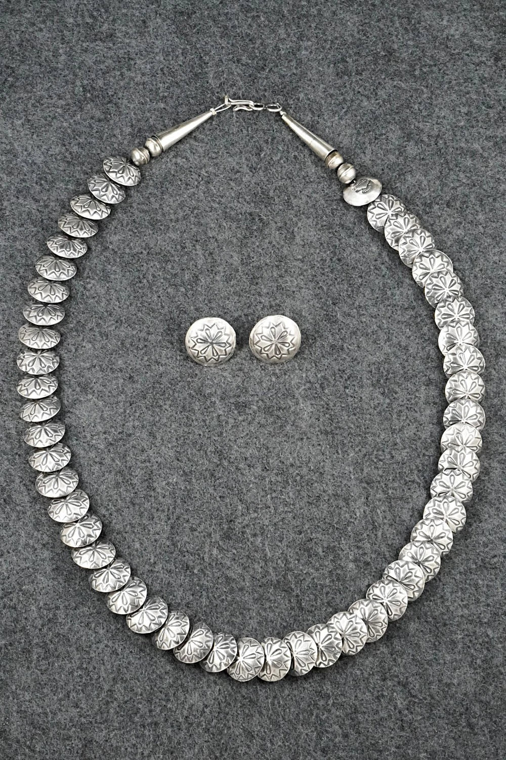 Sterling Silver Necklace and Earrings Set - Tim Thompson