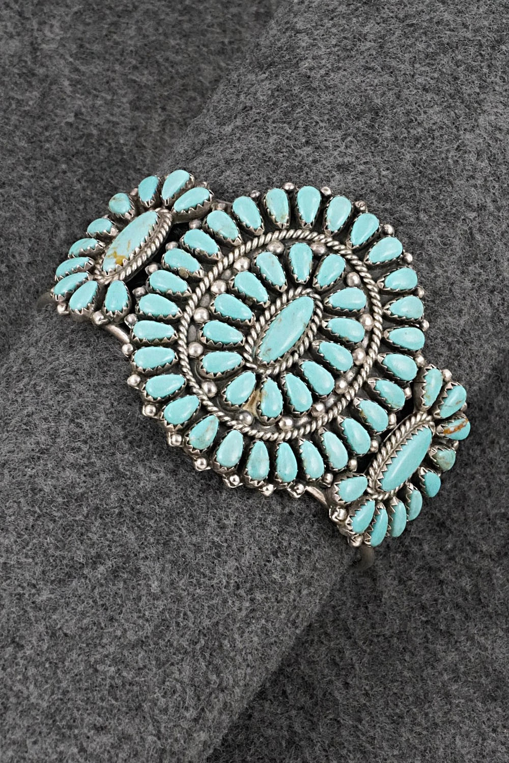 Turquoise & Sterling Silver Vintage Bracelet