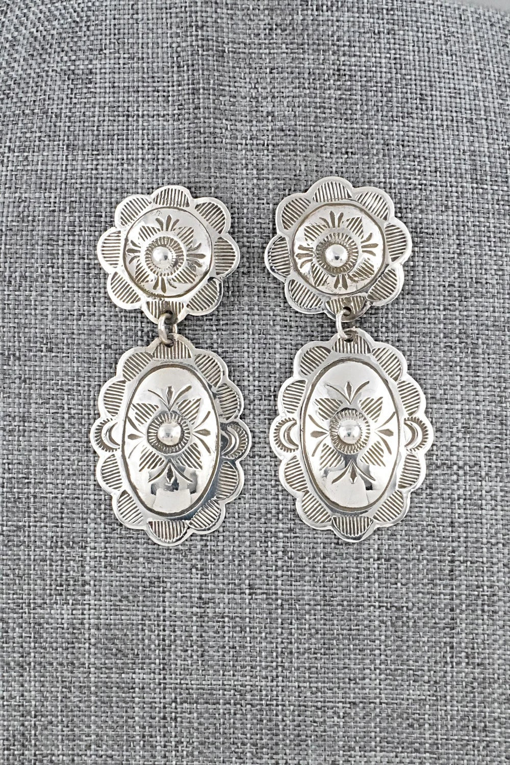 Sterling Silver Earrings - Bertha Begay