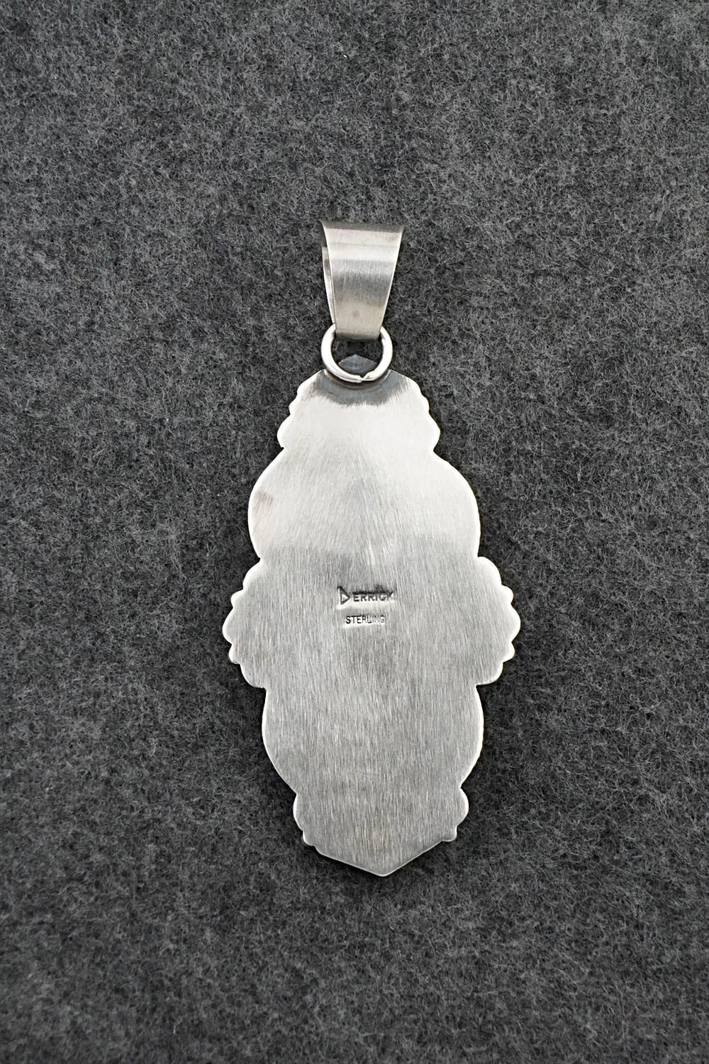 Turquoise and Sterling Silver Pendant - Derrick Gordon