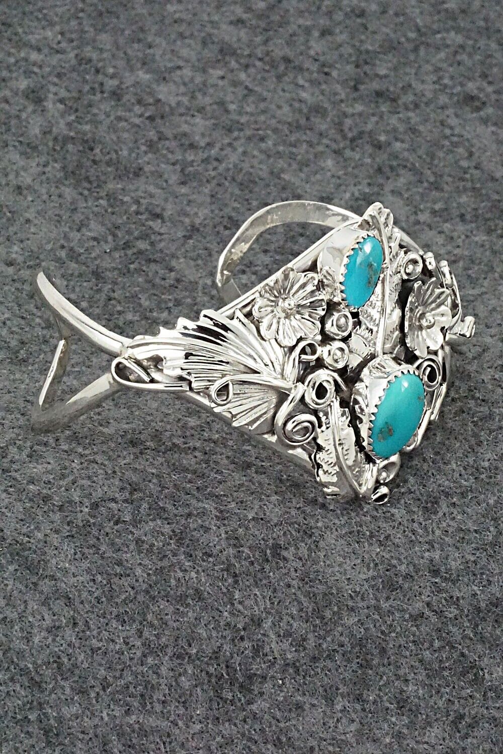 Turquoise & Sterling Silver Bracelet - Henry B. Yazzie