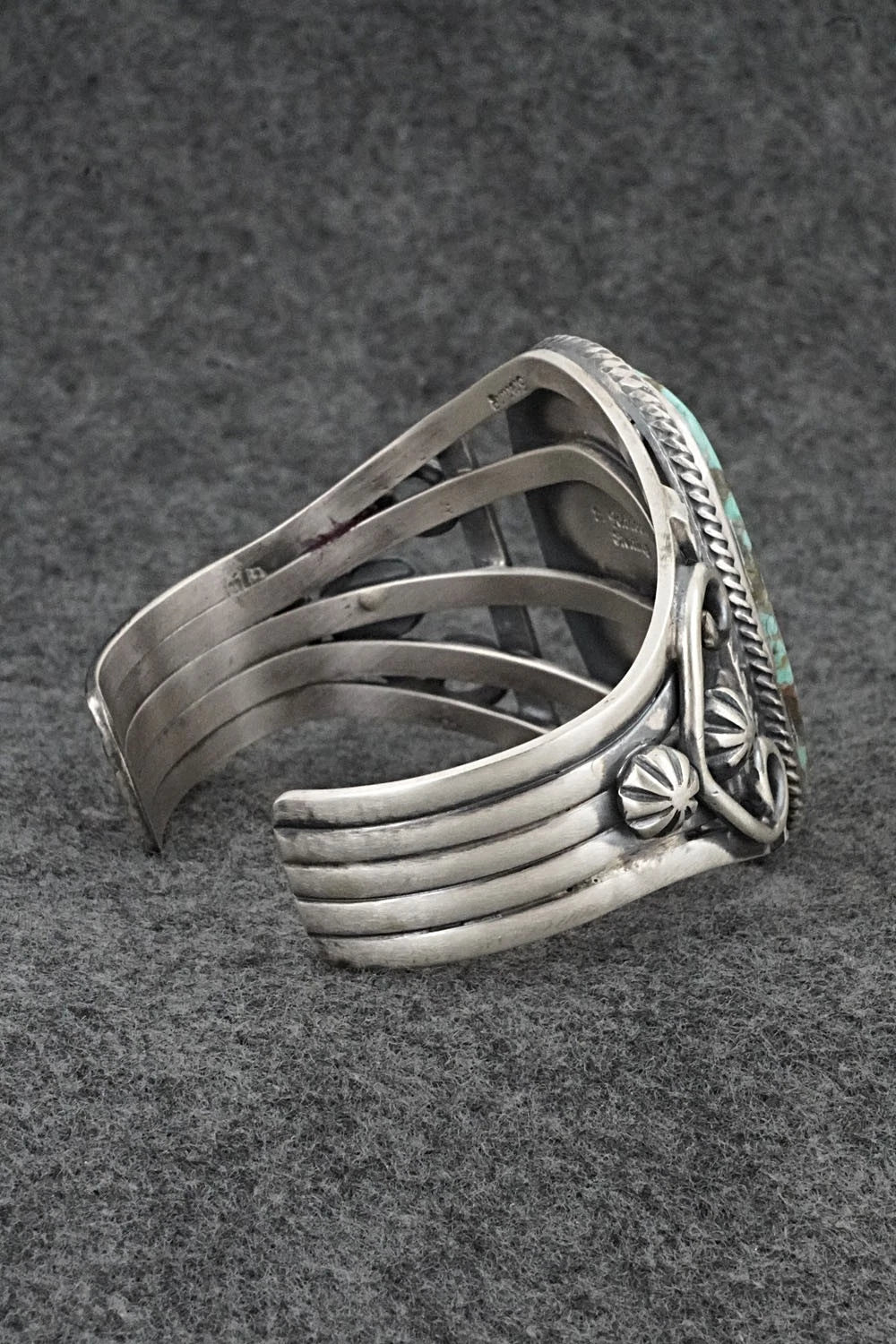 Turquoise & Sterling Silver Bracelet - Bobby Johnson