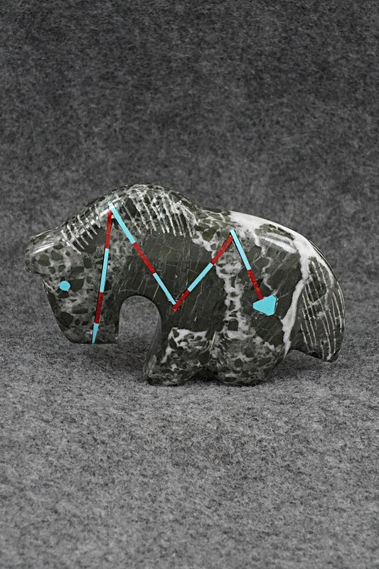 Horse Zuni Fetish Carving - Kenric Laiwakete
