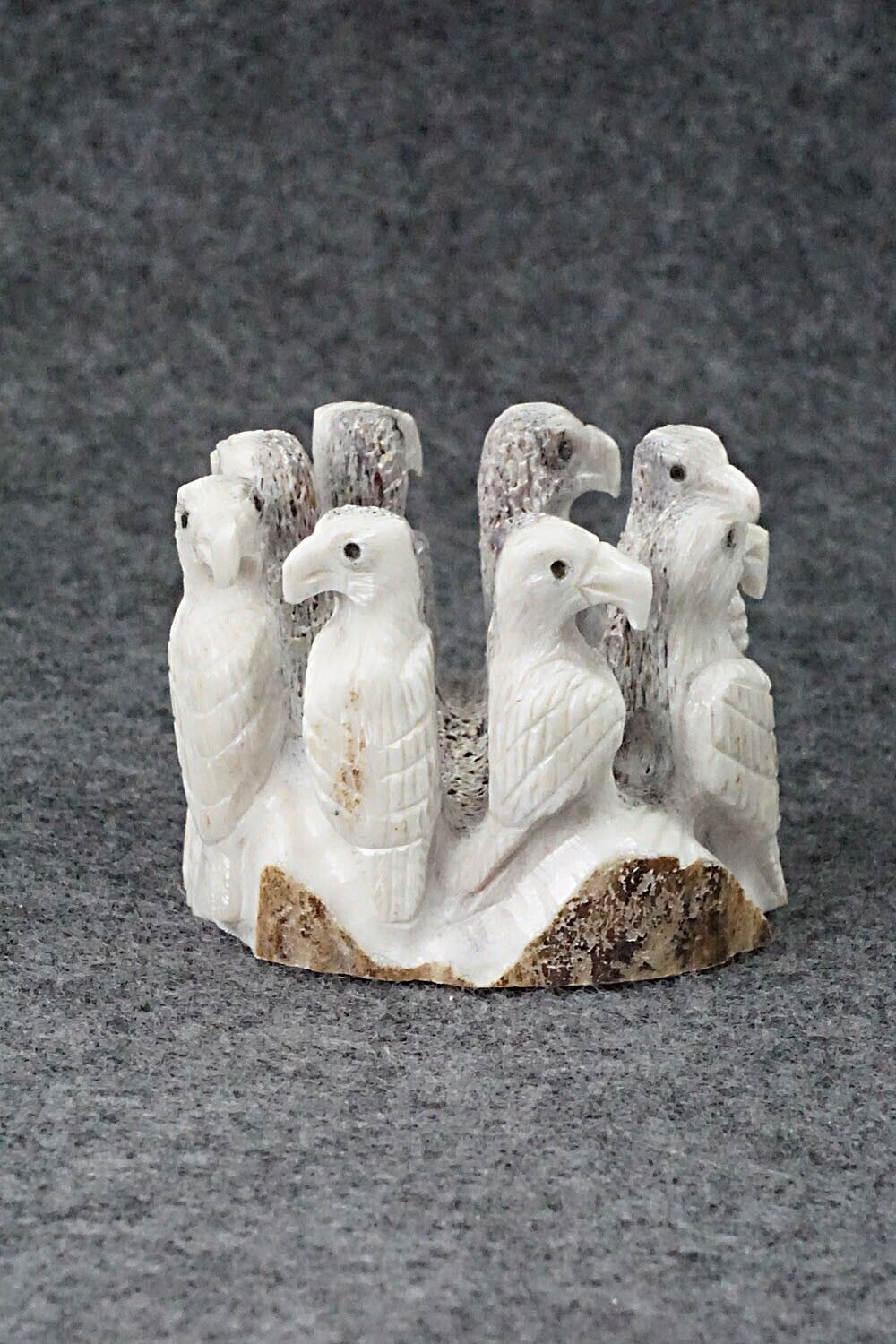 Eagles Zuni Fetish Carving - Chris Peina