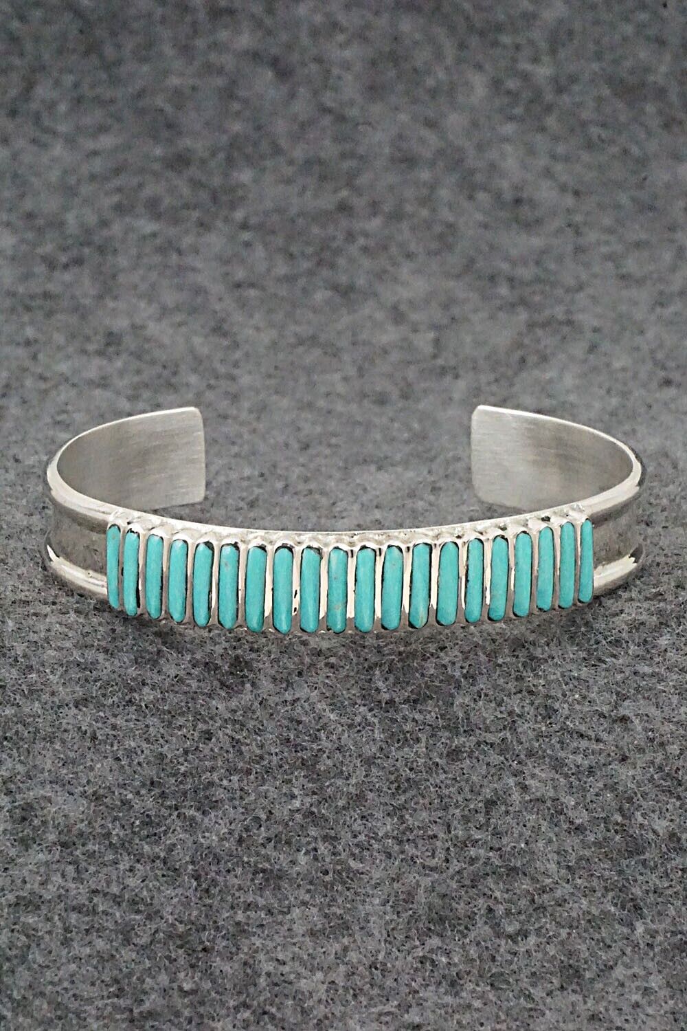 Turquoise & Sterling Silver Bracelet - Lucy Sheyka