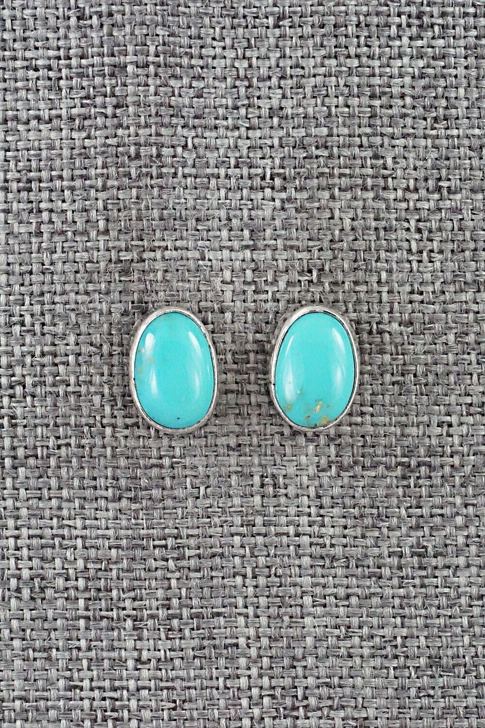 Turquoise & Sterling Silver Earrings - Marco Begaye