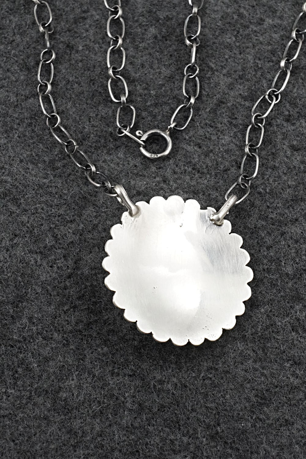 Turquoise & Sterling Silver Necklace - Sheldon Mariano